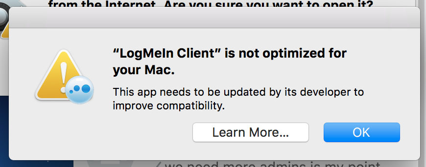Logmein client mac mojave